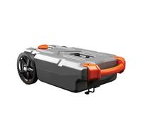Camco 39000 Rhino Heavy Duty 15 Gallon Portable RV Waste Holding Tank with Hose And Accessories - Durable Leak Free And Odorless RV Tote Tank