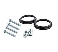 Camco 39500 - Kit guarnizioni valvole scarico fognario camper, da 3,8 cm, 2 guarnizioni in gomma flessibile per una tenuta ermetica