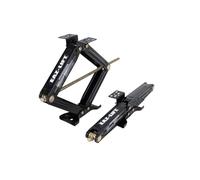 Camco EAZ Lift 48830 - Martinetti stabilizzatori a Forbice per Camper, con capacità di carico di 3,4 kg, Struttura in Acciaio Resistente, Set da 2