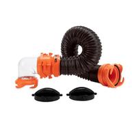 Camco RhinoFLEX 39768 - Kit di Tubi per fognatura da 90 cm, Colore: Nero o Arancione