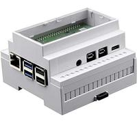Camdenboss CBRPI-DR-4-CLR-CON SBC - Custodia per Raspberry Pi per Hutschi