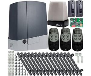 CAME BXV08AGS 24V 800kg azionamento per cancello scorrevole automatico per max. 800kg e 20m cancello scorrevole con 3 telecomandi, cremagliera da 5m, fotocellula per cancello cortile