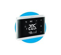 CAME Cronotermostato TH/750 Digitale Wi-Fi da Parete, Doppio Relè per Riscaldamento e Climatizzazione, Compatibile con Alexa e Google, Alimentazione 230 V AC, Bianco