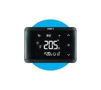 CAME Cronotermostato TH/750 WIFI con tasti soft touch da parete, con doppio relè, design moderno, colore nero, alimentazione 220-240 V AC, per un’ottimizzazione del comfort e dei consumi