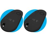 CAME Telecomando TOP bicanale nero a codice fisso multiutenza con funzione di autoapprendimento per una facile configurazione frequenza di 433,92 MHz compatibile esclusivamente con modelli CAME