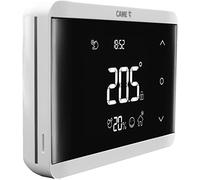 CAME TH/650, Cronotermostato Digitale da Parete con Tasti Soft-Touch, Programmazione Settimanale, Funzione Apprendimento Abitudini, Sensore Umidità, Display Retroilluminato, Bianco