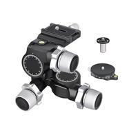 camear accessorise, Testa del treppiede con ingranaggio a 3 vie ad alta precisione CNC in lega di alluminio GR5 Capacità di carico 6 kg Peso netto 811 g, for fotografia Came,for parts(GR5 Kit)