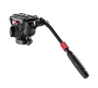 camear accessorise, Testa fluida for treppiede video con piastra a sgancio rapido, compatibile con Manfrotto, impugnatura telescopica e base panoramica in scala,for parts