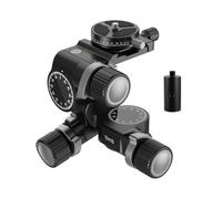 camear accessorise, Testa for treppiede con ingranaggio a 2 vie con microregolazione millimetrica, piastra QR Arca panoramica a 360° for fotocamere DSLR,for parts(TH15)
