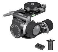 camear accessorise, Testa for treppiede con ingranaggio a 2 vie con microregolazione millimetrica, piastra QR Arca panoramica a 360° for fotocamere DSLR,for parts(TH14)