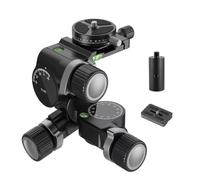 camear accessorise, Testa for treppiede con ingranaggio a 2 vie con microregolazione millimetrica, piastra QR Arca panoramica a 360° for fotocamere DSLR,for parts(TH16)