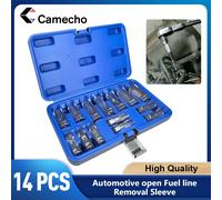 Camecho 14Pcs da 8mm a 22mm 3/8 "1/2" chiave a bussola per linea del carburante presa per dado di raccordo manicotto per la rimozione del tubo dell'olio aperto strumenti per la riparazione dell'auto
