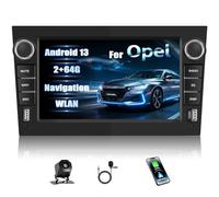 CAMECHO 2+64G 7 Pollici Autoradio per Opel Astra Antara Vectra Corsa Zafira Meriva con 2USB, Android 13 Wireless Carplay Bluetooth Radio HD con Android Auto GPS WIFI FM/RDS EQ +Telecamera Posteriore