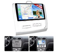 CAMECHO [4+128G] Autoradio Android 15 per Ford Focus Exi MT 2 3 Mk2/Mk3 2004-2011, Carplay Android Auto Wireless, schermo INCELL da 9" Bluetooth 2 Din Stereo GPS WiFi FM/RDS Mirror Link+Telecamera