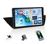 CAMECHO 4+64G Android 15 Autoradio per BMW X1 E84 2010-2016 con Telecamera Posteriore, 10 Pollici Wireless Carplay Bluetooth HD Touchscreen Radio con Android Auto GPS WIFI FM/RDS +Canbus