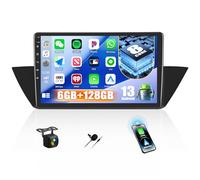 CAMECHO 6+128G 8 Core Autoradio 10 Pollici per BMW X1 E84 2010-2016 con Telecamera Posteriore, Android 15 Bluetooth Radio Wireless Carplay con Android Auto GPS WIFI FM/RDS DSP + Touchscreen IPS Canbus