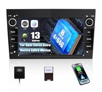 CAMECHO 8 Core 4+64G Android 13 Autoradio con CarPlay/Android Auto/DSP per Opel Corsa d/Astra h/Zafira b/Meriva,7 Pollici HD Navigatore GPS WiFi Bluetooth 5.0 USB FM/RDS Radio Mirror Link