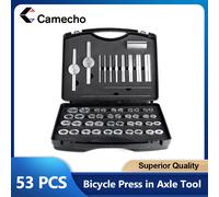 Camecho Installazione dell'asse del mozzo ciclistico Rimuovi set di strumenti Pressa per bicicletta nell'asse Strumento Driver del cuscinetto della ruota della bici per 6800 6801 6802