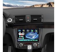 CAMECHO [Qualcomm 8-Core] Android 15 Autoradio per BMW Serie 1 E81 E82 E87 E88, 3+32G Navi Wireless Carplay DSP, 9" Stereo WiFi Android Auto FM/RDS Bluetooth 5.1 MirrorLink +Mic+Telecamera Posteriore