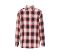 camel active 309794-6s29 Camicia da Donna, Rosso a Quadretti, M