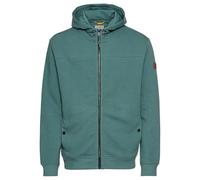 camel active 409406-5w52 Maglione Cardigan, Verde Scuro, L Uomo