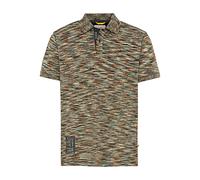 camel active 409965/1p24 T-Shirt, Arancione/Verde, S Uomo