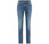 Camel Active 5-Pocket Houston Jeans Straight, Blu (Mid Blue Used 41), W52/L32 (Taglia Produttore: 52/32) Uomo