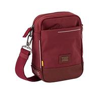 camel active bags City Borsa a Tracolla da Uomo, rosso scuro, 16x6x21, Tracolla