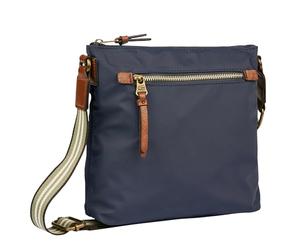 camel active Bari Cross Bag L, Borsetta Signore, Blu