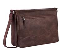camel active Traces Messaggero Pelle 38.5 cm Scomparto per laptop marrone