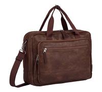 camel active borsa da ufficio borsa a tracolla con scomparto per laptop Traces Business Bag Brown marrone