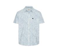 CAMEL ACTIVE Camicia blu colomba / bianco Uomo CAMEL ACTIVE L