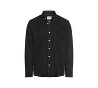 Camel Active Camicia da Uomo a Maniche Lunghe con Tasca, Nero, XL