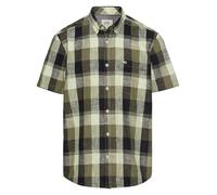 CAMEL ACTIVE Camicia oliva / verde pastello / nero Uomo CAMEL ACTIVE XL