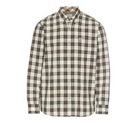 Camel active Camicia Uomo Maniche Lunghe Grigio Bianco a Quadri 5S03 409103 08