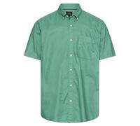 Camel active Camicia Uomo Regular Fit Tinta Unita Verde in Lino e Cotone
