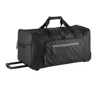 camel active Explore Weekender - Borsa da viaggio da uomo con ruote, Nero, L, moderno