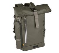 camel active Explore Zaino da Uomo Rolltop, Grande, verde, cachi, L, moderno