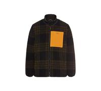 Camel Active Giacca in Pile da Uomo con Coulisse Regolabile e Tasca a Contrasto, Marrone Scuro., 4XL