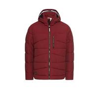 camel active Giacca invernale da uomo, calda giacca con cappuccio, senza piumino e piacevolmente leggera, rosso ambra, 34