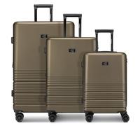 camel active Hanoi 4 ruote Set di valigie 3 pezzi con piega di espansione oliva