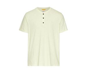 camel active Henley Manica Corta da Uomo in Cotone Organico, Verde, S