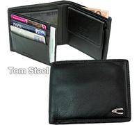 Camel Active Herren Geldbeutel BLACK RFID-Lock Brieftasche Leder Schwarz