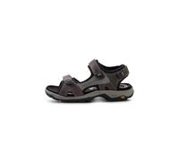 camel active Men 58RIA01-400222 - Sandali da uomo, 41 EU, colore: Grigio scuro/Grigio