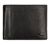 camel active Pelle portafoglio Pine Horizontal Wallet Black nero