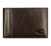 camel active Pelle portafoglio Pine Horizontal Wallet Slim Brown marrone scuro