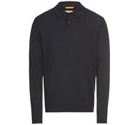 Camel Active Polo da Uomo Leggera a Maniche Lunghe in Puro Cotone, Blu Navy, M