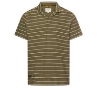 Camel Active Poloshirt Da Uomo Verde E Bianco A Righe 7P61 409920 35 Deep Oli