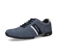 camel active Scarpe basse da ginnastica da uomo, plantare intercambiabile, Azzurro Bianco 615, 44 EU