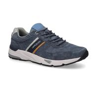 camel active Scarpe basse da ginnastica da uomo, plantare intercambiabile, Blu Grigio 602, 44 EU
